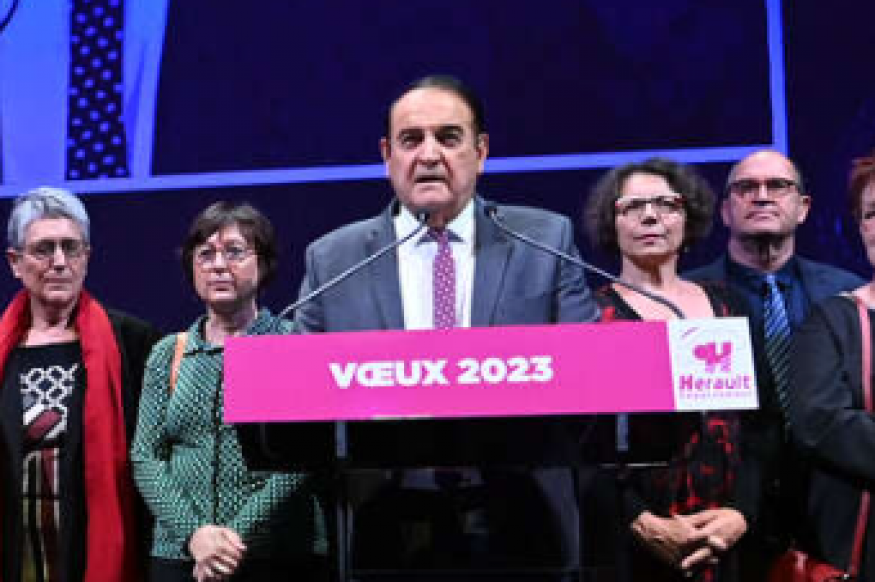 Les Voeux 2023 du Président du Département de l'Hérault, Kléber Mesquida