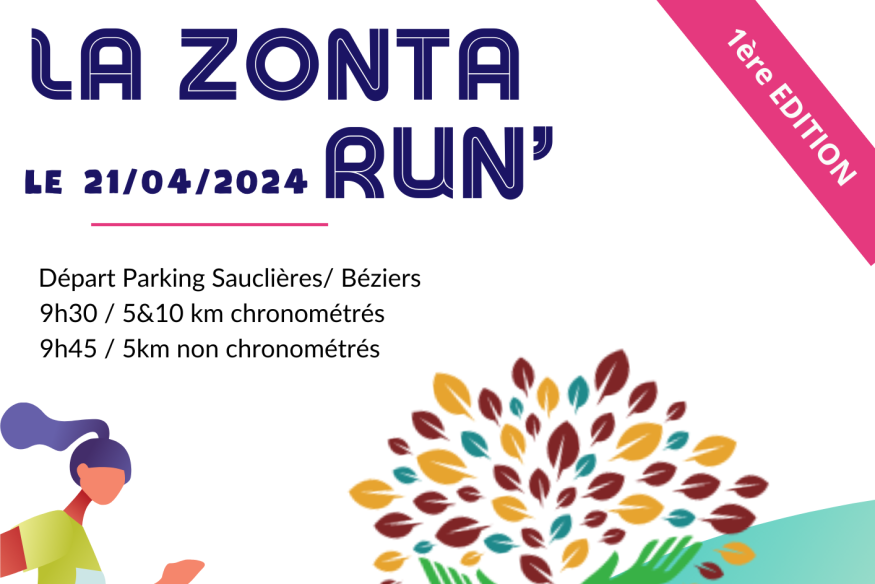 BEZIERS La 1ère "Zonta Run"