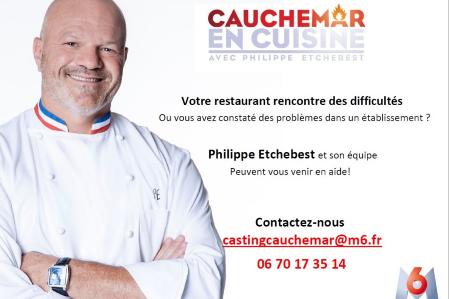 SETE/BASSIN DE THAU Casting “Cauchemar en cuisine”
