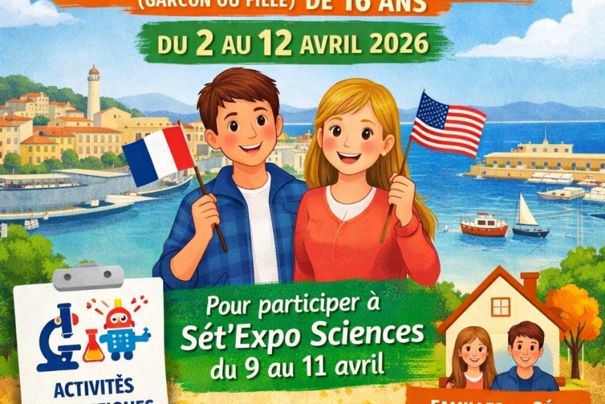 SETE – Recherche de familles d’accueil pour Sèt’Expo Sciences 2026