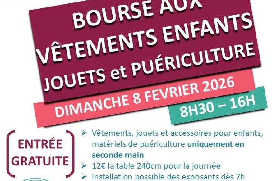 Villeneuve-lès-Béziers : une bourse aux vêtements enfants solidaire