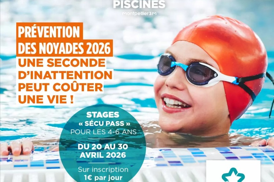 MONTPELLIER Stage "Prévention Noyade" à 1€!