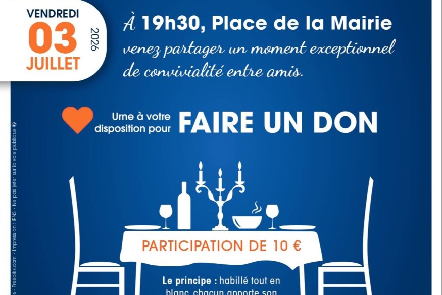 LA GRANDE MOTTE Le Dîner Blanc Solidaire