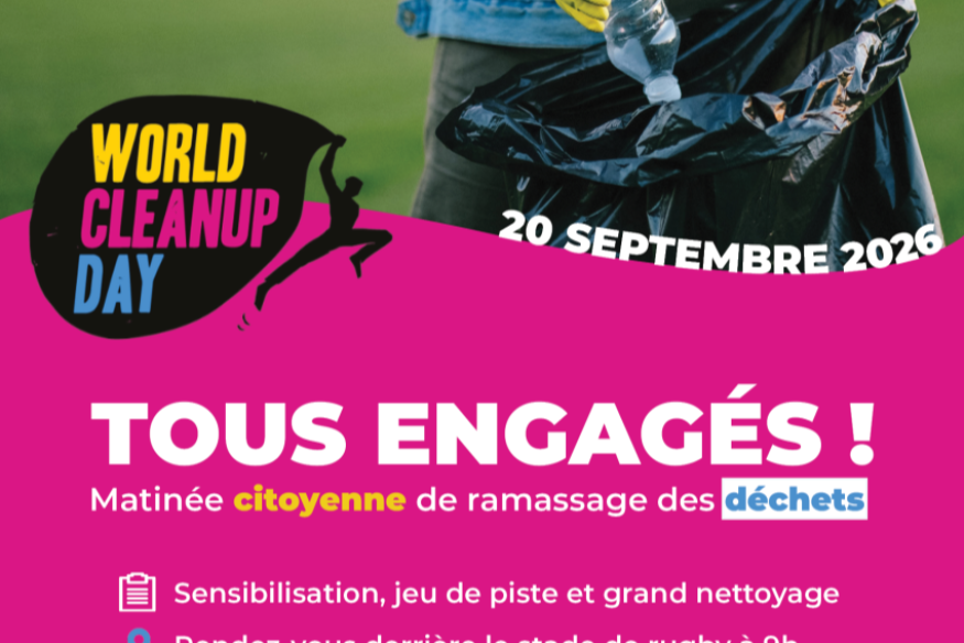 ST JEAN DE VEDAS World Clean Up Day