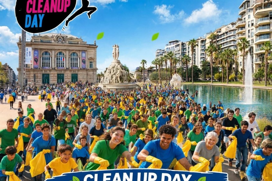 MONTPELLIER World Clean-Up Day