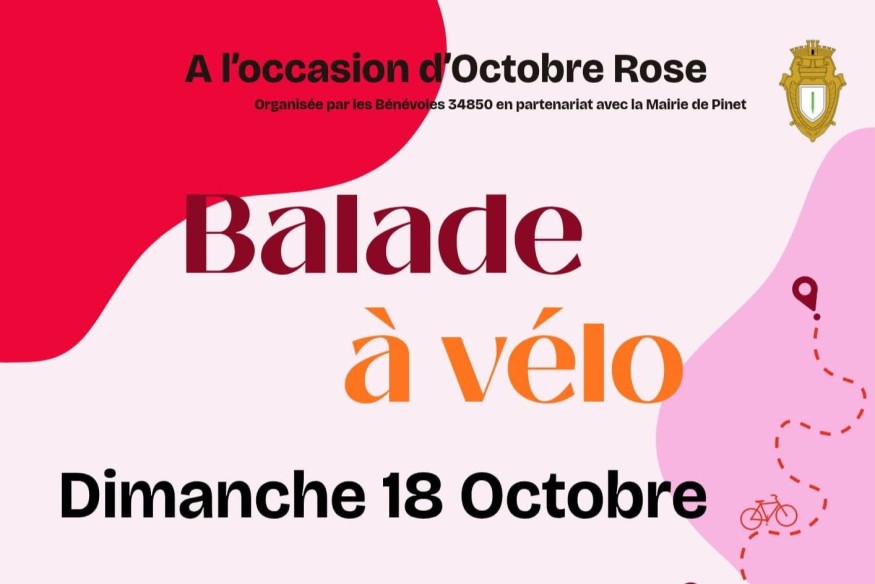 PINET Balade Vélo pour Octobre Rose